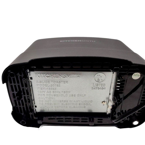 KitchenSmith 2 Slice Toaster 7 Toast Shade Extra Wide Slots Black - Picture 6 of 15